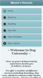 Mobile Screenshot of doguniversity.com