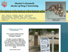 Tablet Screenshot of doguniversity.com